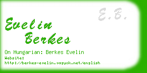 evelin berkes business card